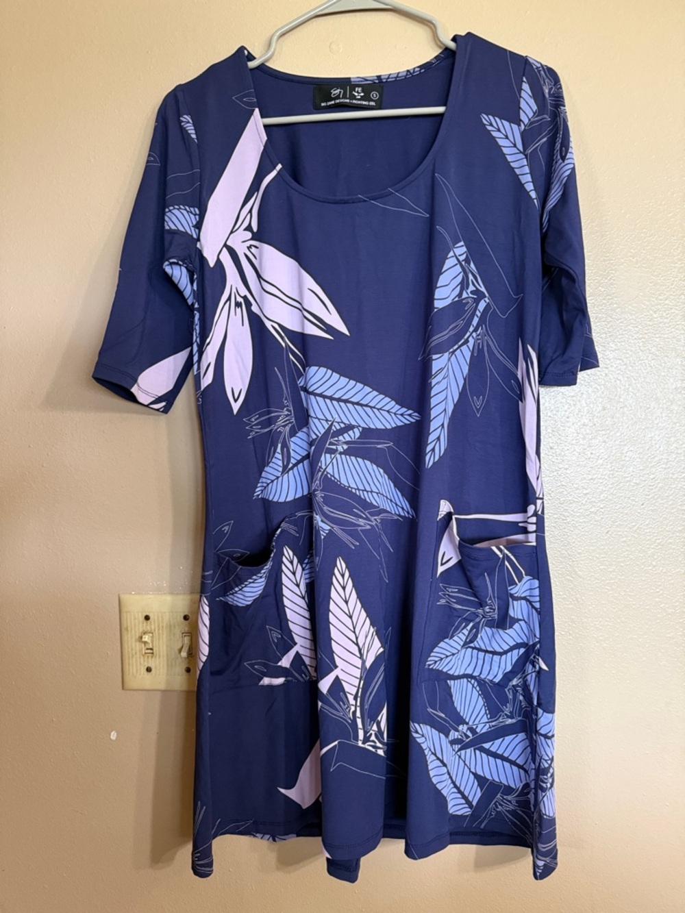 Sig Zane + Figting Eel collab Navy Dress